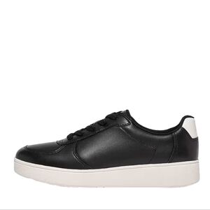 Fitflop Rally Leather Comfort Sneakers Cushion Walking Shoes Black Men's Size 11